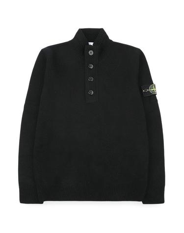 스톤 남성 와펜 램스울 반집업 니트(블랙) L2S15 5100040 S00A3 V0029