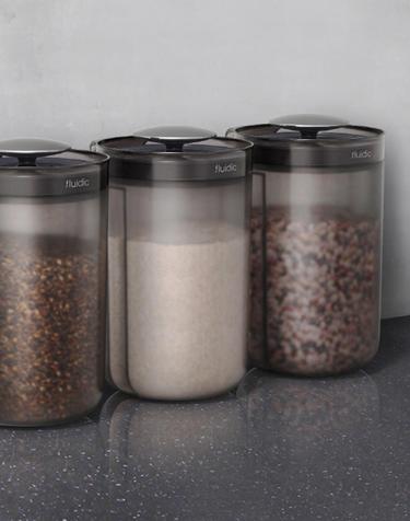 [엠지엠씨] 플루딕 진공 밀폐쌀통 3L 잡곡/쌀보관