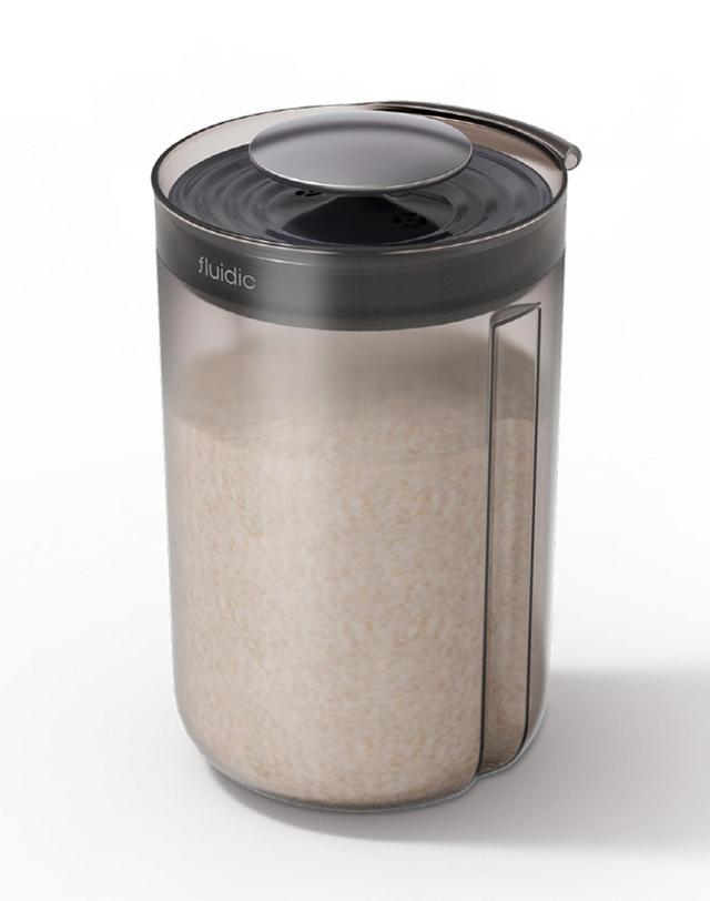 엠지엠씨 [엠지엠씨] 플루딕 진공 밀폐쌀통 3L 잡곡/쌀보관 착용컷