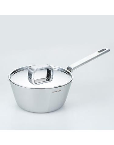 쉐프윈 316 통5중 스텐 웍 볶음팬 궁중팬 코니칼냄비 18cm