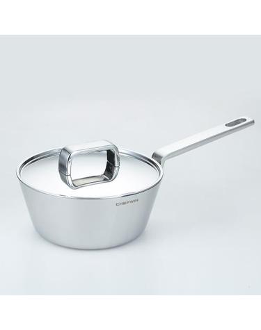 쉐프윈 316 통5중 스텐 웍 볶음팬 궁중팬 코니칼냄비 22cm
