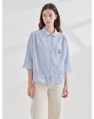 마린 스트라이프 요루 스트링 셔츠 KOBLP354(1 colors)
