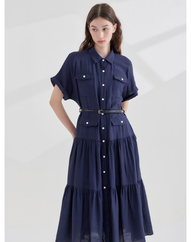 어반 벨티드 맥시 티어드 원피스 KOOPP361(1 colors)