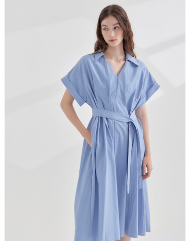 에어리 라인 브이 카라 원피스 KOOPP358(3 colors)