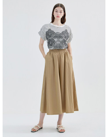 센느 플레어 밴딩 스커트 팬츠  KOPTP503 (2colors)