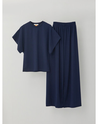 플리츠 이지 가오리 티셔츠 팬츠 셋업 KOOPP561 (2colors)