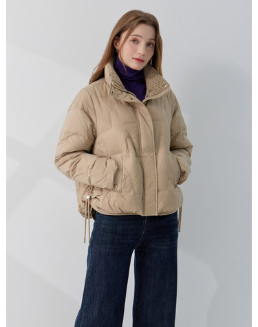 하이넥 스트링 오리 패딩 점퍼 KODWPB02 (2colors)