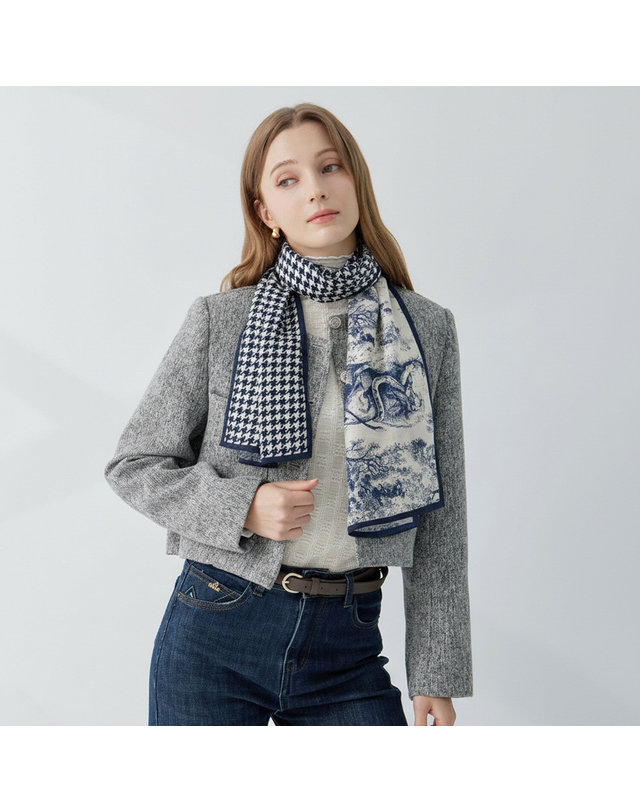 카인드베리 데일리 로맨틱 스카프 KOACPC01 (2colors) 착용컷