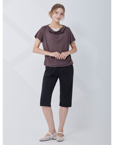 밴딩 옆트임 카프리 팬츠 KOPTQ705 (1colors)