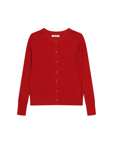 케이블 라운드 니트 가디건 KOCDQ802 (3colors)