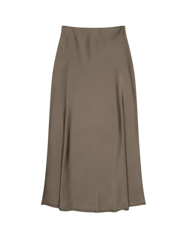 새틴 플레어 밴딩 스커트 KOSKQ803 (3colors)