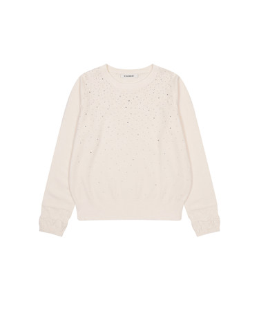 비즈 웨이브 짜임 니트 풀오버 KOKTQ908 (3colors)