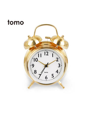 [Tomo]토모 블레이즈 저소음 탁상시계_화이트 /알람시계/자명종/ TOMO-BZ_WH