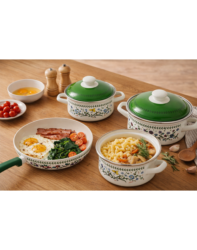 포트메리온 포트메리온 보타닉가든 프리미엄 프라이팬20cm+궁중팬28cm 착용컷