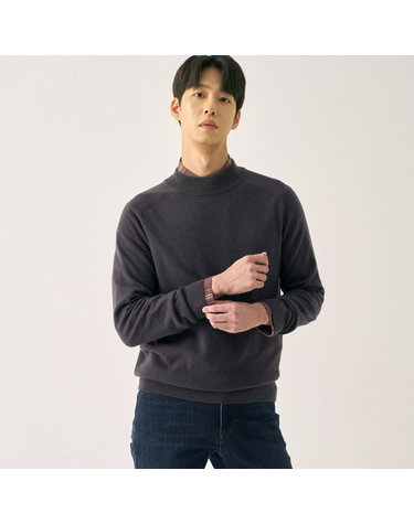 23FW 울 100% 모크넥 니트 MCKTNA01_NA