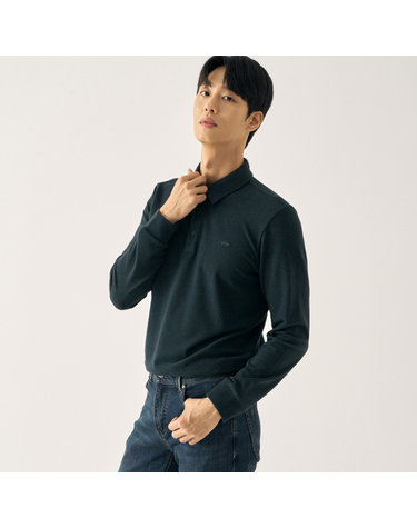 23FW 솔리드 긴팔 카라 티셔츠 MCTSNA41_TB