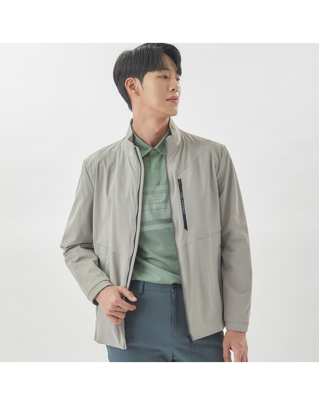 라이프로그 [24SS] 남성 포켓 포인트 풀 라이닝 점퍼 MSJPO261_BE 착용컷