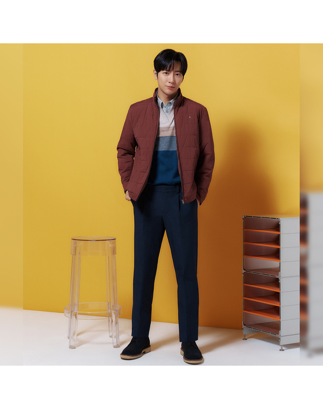 라이프로그 [24SS] 남성 퀼팅 풀라이닝 점퍼 MCJPO101_BD 착용컷