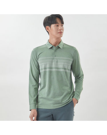 [24SS] 남성 스트라이프 긴팔 카라 티셔츠 MCTSO241_GE