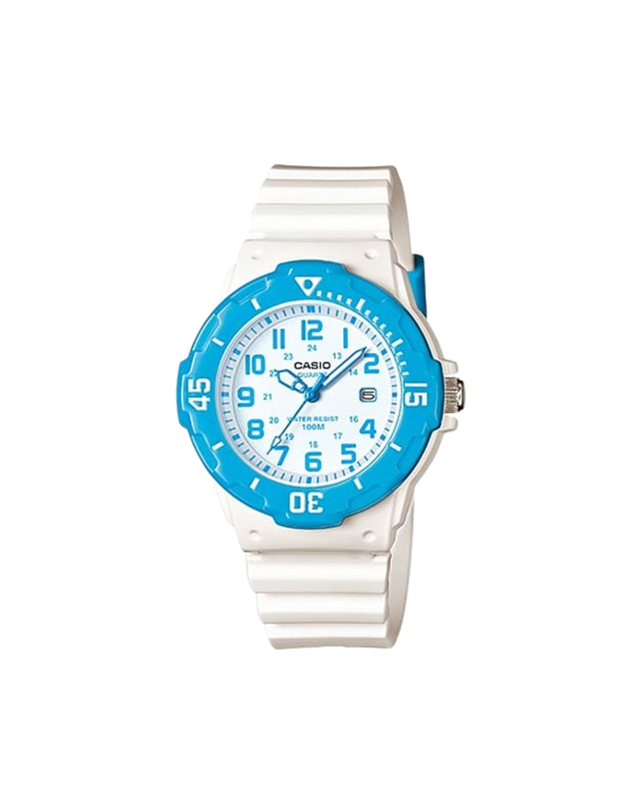 카시오 CASIO 카시오 LRW-200H-2B 우레탄밴드 어린이 아동시계 착용컷