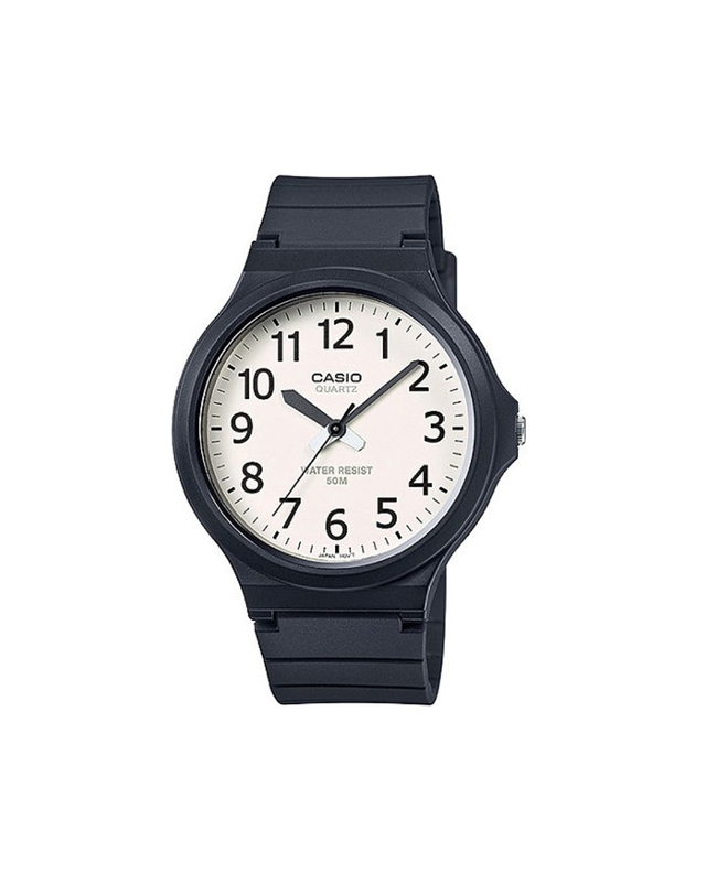 카시오 CASIO 카시오 MW-240-7B 우레탄밴드 빈티지 수능시계 착용컷