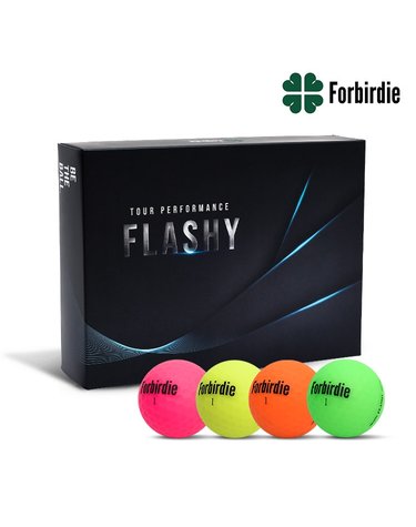 포버디 FLASHY 골프공 2피스 12알 칼라볼