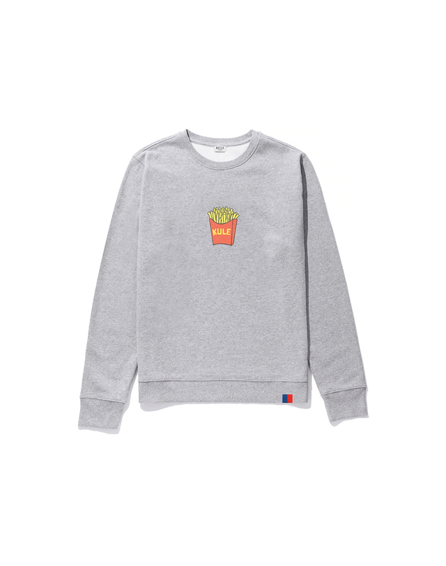 큘 더 롤리 큘 프라이 맨투맨 SWS01S4 HEATHER GREY 착용컷