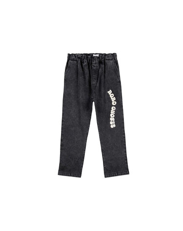 25SS 키즈 로고 프린트 데님팬츠 블랙 B125AC084 061