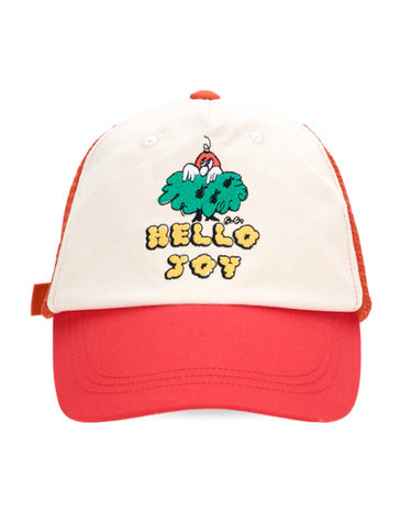 25SS 키즈 헬로 조이 메쉬캡 레드 B125AI022 611
