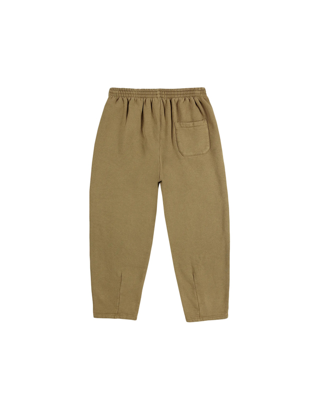 보보쇼즈 키즈 로고 프린트 트레이닝 팬츠 카키 B225AC071 370 착용컷
