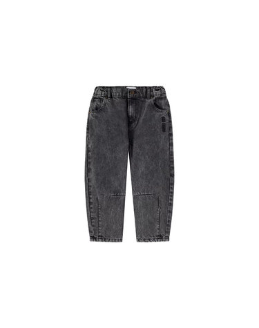 키즈 비스트 패치 밴딩 데님팬츠 블랙 B226AC074 001