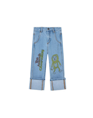 25SS 키즈 로고 데님팬츠 블루 S25077 187BY