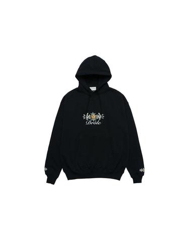 드롤드무슈 DROLE FLEURI 로고 후드티 HO126-CO001-BL