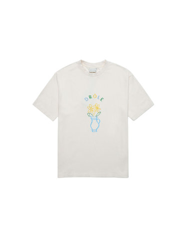 드롤드무슈 포트 드 플뢰흐 르 티셔츠 크림 TS144-CO002-CM