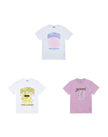 [GANNI] 여성 반팔티셔츠 3종 택1 균일가 109060원