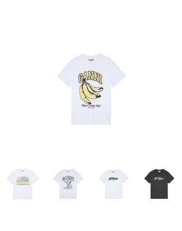 [GANNI] 여성 반팔티셔츠 5종 택1 균일가 99220원