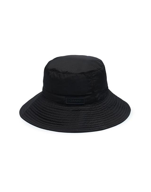 가니 가니 로고 테크 버킷햇 블랙 A4735-099 착용컷