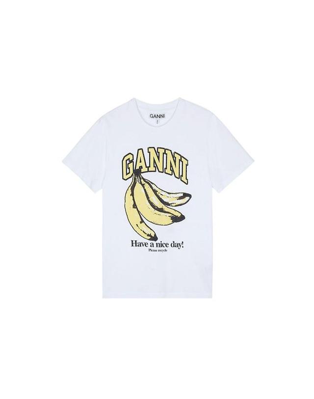 가니 [GANNI] 여성 반팔티셔츠 5종 택1 균일가 99220원 흰색 착용컷