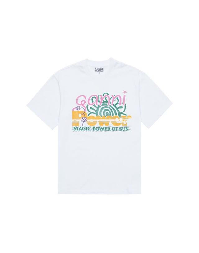 가니 [GANNI] 여성 반팔티셔츠 5종 택1 균일가 99220원 흰색 착용컷