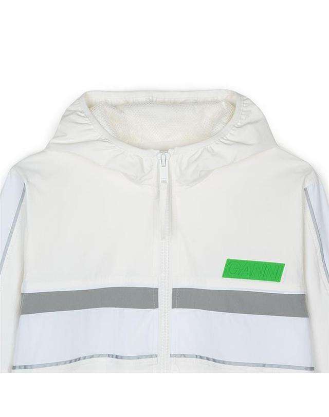 가니 가니 여성 STR SHELL 바람막이 트랙자켓 F9434-135 흰색 착용컷