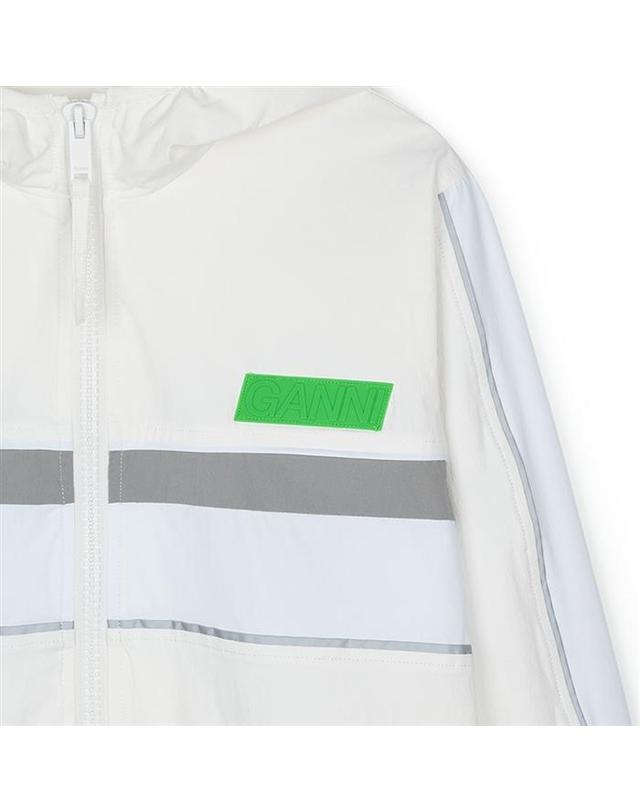 가니 가니 여성 STR SHELL 바람막이 트랙자켓 F9434-135 흰색 착용컷