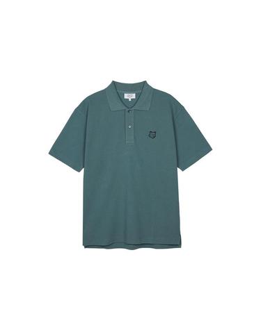 메종키츠네 남여공용 볼드 폭스헤드 패치 콤포트 폴로 센 블루 MM00210KJ7010-0081