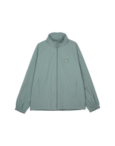 메종키츠네 남여공용 윈드브레이커 자켓 VERT DE GRIS OM02201WQ4045-0078