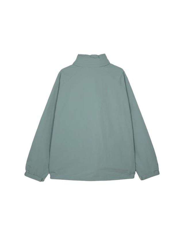 메종 키츠네 메종키츠네 남여공용 윈드브레이커 자켓 VERT DE GRIS OM02201WQ4045-0078 그린 착용컷
