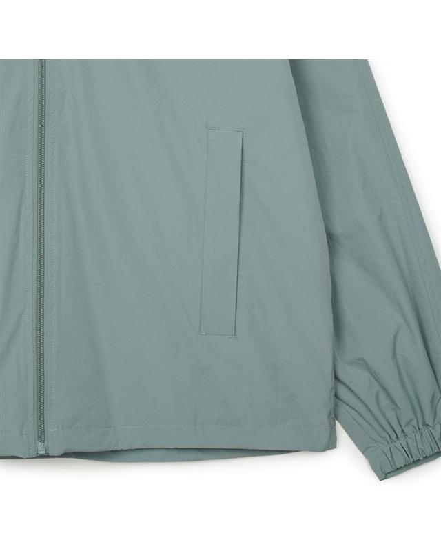 메종 키츠네 메종키츠네 남여공용 윈드브레이커 자켓 VERT DE GRIS OM02201WQ4045-0078 그린 착용컷