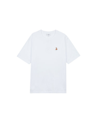 메종키츠네 남성 드리밍 폭스 컴포트 티셔츠 화이트 QM00102KJ7026-P100