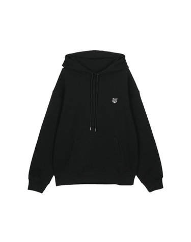 메종키츠네 남성 폭스 헤드 컴포트 후드 블랙 PM00703KM0341-P199