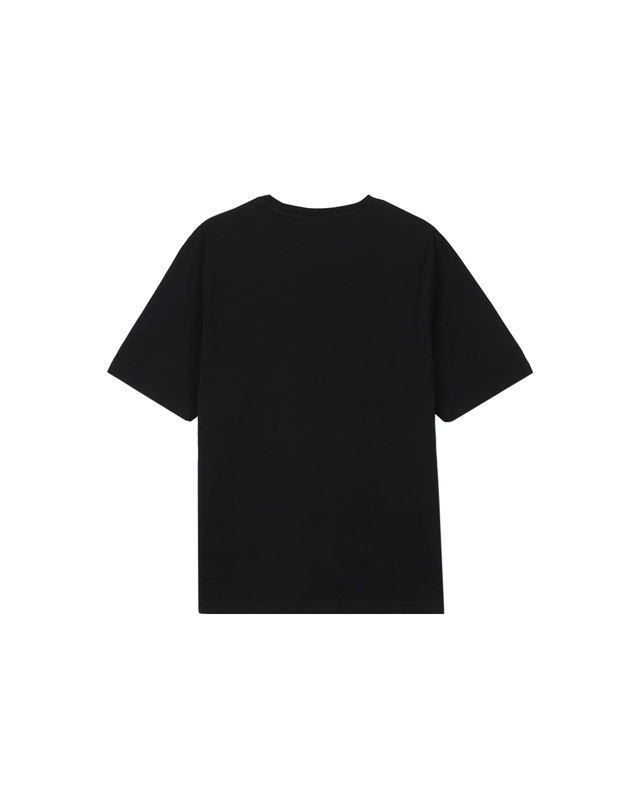 메종 키츠네 메종키츠네 남성 폭스 헤드 레귤러 티셔츠 블랙 PM00107KJ7026-P199 착용컷