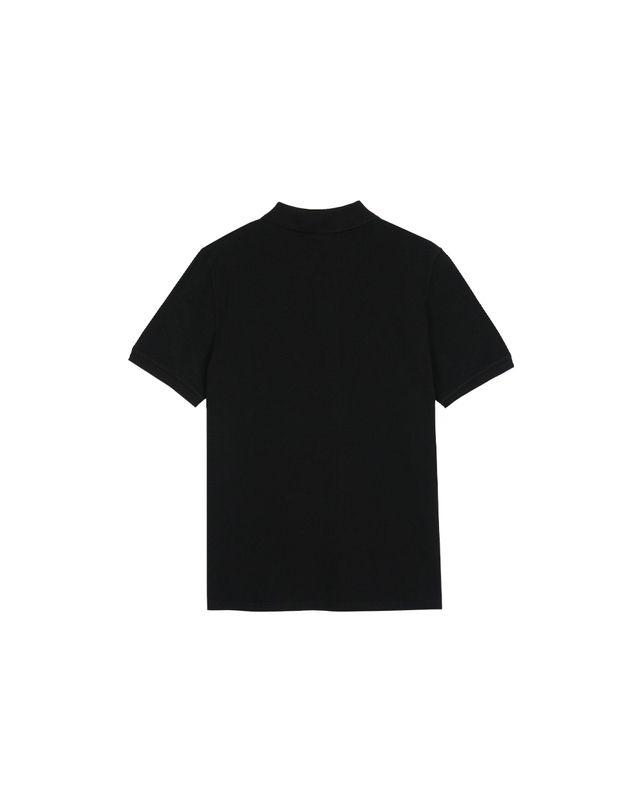 메종 키츠네 메종키츠네 폭스 헤드 레귤러 폴로 블랙 PM00209KP0002-P199 착용컷