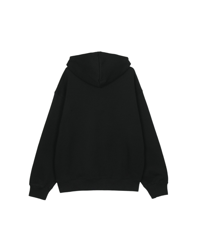 메종 키츠네 메종키츠네 남성 폭스 헤드 컴포트 후드 블랙 PM00703KM0341-P199 착용컷